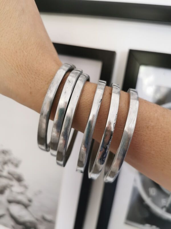 Set pulseras aluminio reciclado (AL00027) - Pazzie Bijoux - Tienda Online de bisutería para mujer
